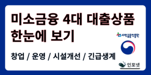 미소금융 4대